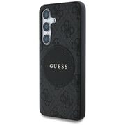 Husa premium pentru  Samsung Galaxy S25+ compatibila MagSafe Guess Luxury Series - Negru electric