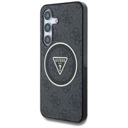 Husa premium pentru  Samsung Galaxy S25+ compatibila MagSafe Guess Luxury Series - Negru