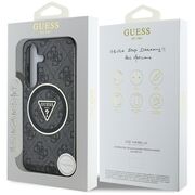 Husa premium pentru  Samsung Galaxy S25+ compatibila MagSafe Guess Luxury Series - Negru