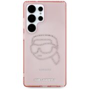 Husa premium pentru  Samsung Galaxy S25 Ultra Karl Lagerfeld superior quality - Roz