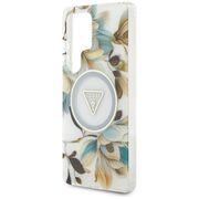 Husa premium pentru  Samsung Galaxy S25 Ultra compatibila MagSafe Guess Luxury Series - Alb