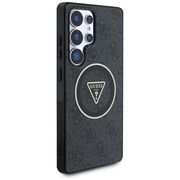 Husa premium pentru  Samsung Galaxy S25 Ultra compatibila MagSafe Guess Luxury Series - Negru denim
