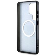 Husa premium pentru  Samsung Galaxy S25 Ultra compatibila MagSafe Guess Luxury Series - Negru denim