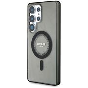 Husa premium pentru  Samsung Galaxy S25 Ultra compatibila MagSafe Guess Luxury Series - Negru mat