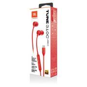 Casti audio cu fir in-ear cu mufa Type-C JBL 310C, rosu