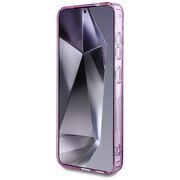 Husa premium pentru  Samsung Galaxy S25 compatibila MagSafe Guess Luxury Series - Mov