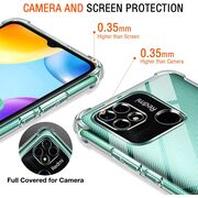 Husa pentru  Xiaomi Poco C40 Slim Anti-Shock 1.5mm reinforced 4 corners, Transparent