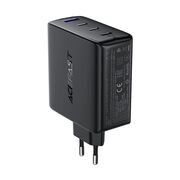 Incarcator priza PD100W GaN2, 3x Type-C, USB-A, Acefast A94, negru