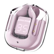Casti True Wireless Type-C, IPX4, Acefast T6, 500mAh, roz