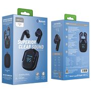 Casti True Wireless Type-C, IPX4, Acefast T6, 500mAh, blue
