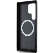 Husa premium pentru  Samsung Galaxy S24 Ultra compatibila MagSafe BMW Signature - Negru denim