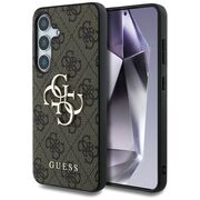 Husa premium pentru  Samsung Galaxy S25 Guess Elegance Series - Maro inchis