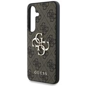 Husa premium pentru  Samsung Galaxy S25 Guess Elegance Series - Maro inchis