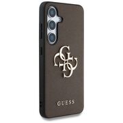 Husa premium pentru  Samsung Galaxy S25 Guess Elegance Series - Maro