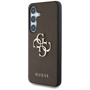 Husa premium pentru  Samsung Galaxy S25 Guess Elegance Series - Maro