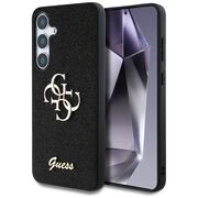 Husa premium pentru  Samsung Galaxy S25 Guess Elegance Series - Negru denim