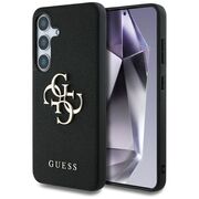Husa premium pentru  Samsung Galaxy S25 Guess Elegance Series - Negru