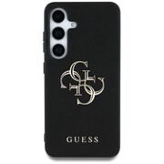 Husa premium pentru  Samsung Galaxy S25 Guess Elegance Series - Negru