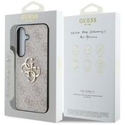 Husa premium pentru  Samsung Galaxy S25 Guess Elegance Series - Roz inchis
