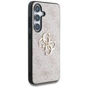 Husa premium pentru  Samsung Galaxy S25 Guess Elegance Series - Roz inchis