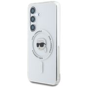 Husa premium pentru  Samsung Galaxy S25 Karl Lagerfeld compatibila Magsafe - Clear