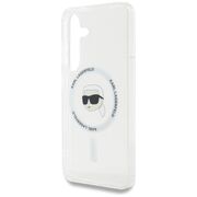 Husa premium pentru  Samsung Galaxy S25 Karl Lagerfeld compatibila Magsafe - Clear
