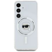 Husa premium pentru  Samsung Galaxy S25 Karl Lagerfeld compatibila Magsafe - Clear