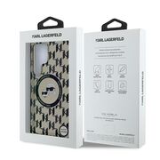 Husa premium pentru  Samsung Galaxy S25 Karl Lagerfeld compatibila Magsafe - Gri inchis