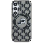 Husa premium pentru  Samsung Galaxy S25 Karl Lagerfeld compatibila Magsafe - Gri