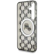 Husa premium pentru  Samsung Galaxy S25 Karl Lagerfeld compatibila Magsafe - Gri