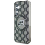 Husa premium pentru  Samsung Galaxy S25 Karl Lagerfeld compatibila Magsafe - Gri