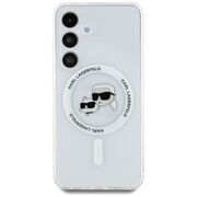Husa premium pentru  Samsung Galaxy S25 Karl Lagerfeld compatibila Magsafe - Transparent netru