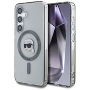 Husa premium pentru  Samsung Galaxy S25 Karl Lagerfeld compatibila Magsafe - Transparent