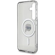 Husa premium pentru  Samsung Galaxy S25 Karl Lagerfeld compatibila Magsafe - Transparent