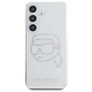 Husa premium pentru  Samsung Galaxy S25 Karl Lagerfeld superior quality - Alb