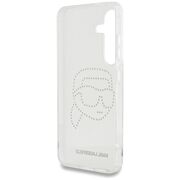 Husa premium pentru  Samsung Galaxy S25 Karl Lagerfeld superior quality - Alb