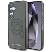Husa premium pentru  Samsung Galaxy S25 Karl Lagerfeld superior quality - Gri inchis