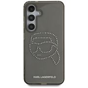 Husa premium pentru  Samsung Galaxy S25 Karl Lagerfeld superior quality - Gri inchis