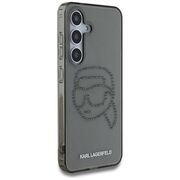 Husa premium pentru  Samsung Galaxy S25 Karl Lagerfeld superior quality - Gri inchis