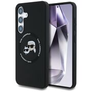 Husa premium pentru  Samsung Galaxy S25 Karl Lagerfeld superior quality - Negru denim