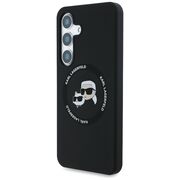Husa premium pentru  Samsung Galaxy S25 Karl Lagerfeld superior quality - Negru denim