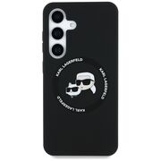 Husa premium pentru  Samsung Galaxy S25 Karl Lagerfeld superior quality - Negru denim
