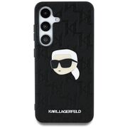 Husa premium pentru  Samsung Galaxy S25 Karl Lagerfeld superior quality - Negru print
