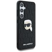 Husa premium pentru  Samsung Galaxy S25 Karl Lagerfeld superior quality - Negru print