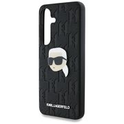 Husa premium pentru  Samsung Galaxy S25 Karl Lagerfeld superior quality - Negru print