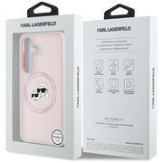 Husa premium pentru  Samsung Galaxy S25 Karl Lagerfeld superior quality - Roz neon