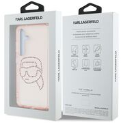 Husa premium pentru  Samsung Galaxy S25 Karl Lagerfeld superior quality - Roz pal