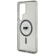 Husa premium pentru  Samsung Galaxy S25 Ultra Karl Lagerfeld compatibila Magsafe - Argintiu