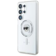 Husa premium pentru  Samsung Galaxy S25 Ultra Karl Lagerfeld compatibila Magsafe - Clear