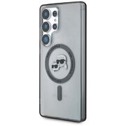 Husa premium pentru  Samsung Galaxy S25 Ultra Karl Lagerfeld compatibila Magsafe - Gri deschis